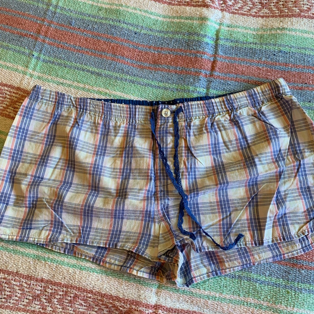 NWOT plaid lounge shorts